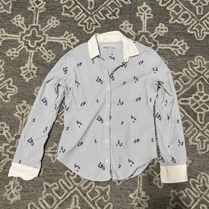 Abercrombie & Fitch Star Embroidered Button Down